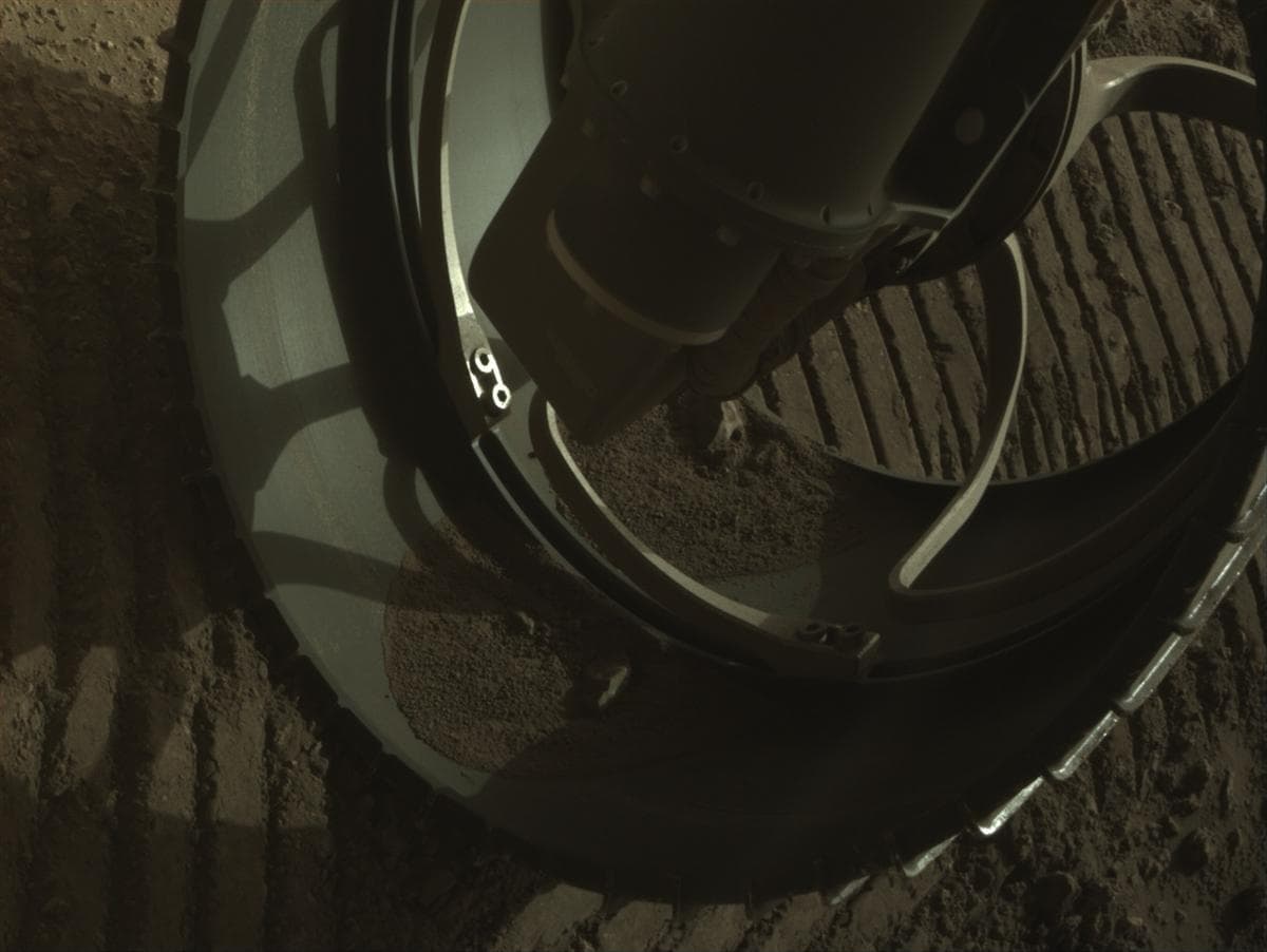 Mars image captured by FRONT_HAZCAM_RIGHT_A on Perseverance