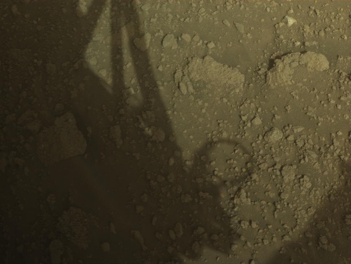Mars image captured by FRONT_HAZCAM_RIGHT_A on Perseverance