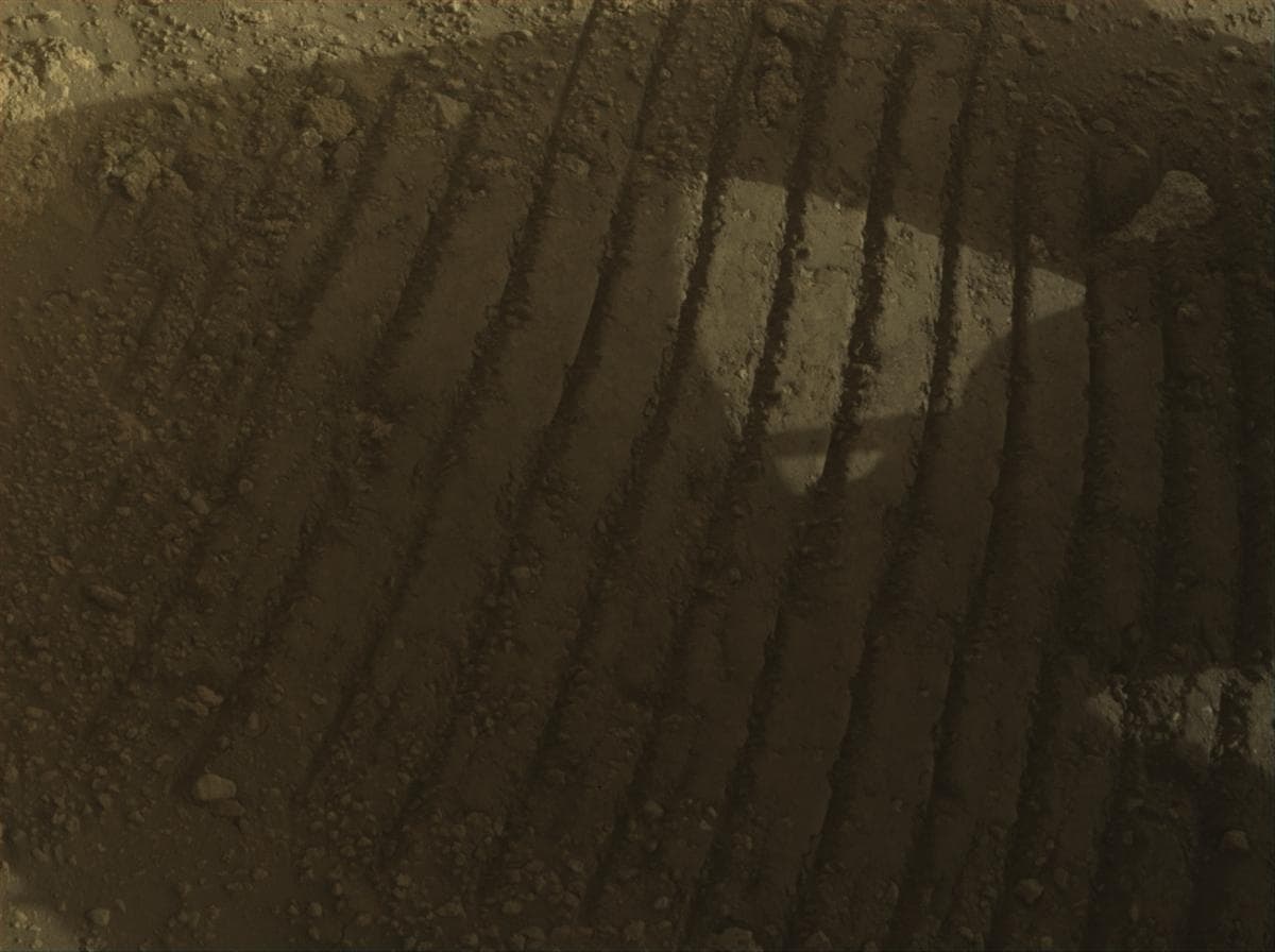 Mars image captured by FRONT_HAZCAM_RIGHT_A on Perseverance