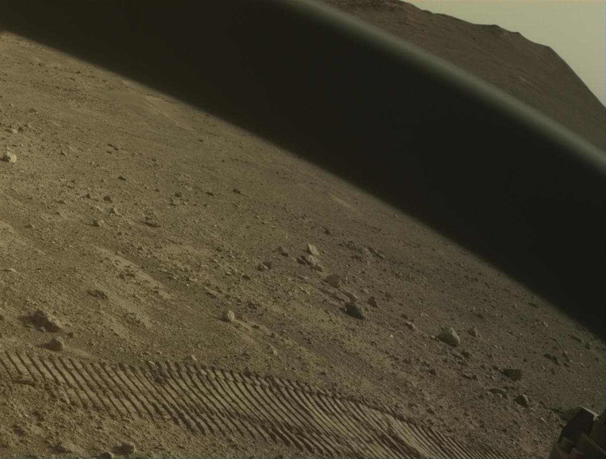 Mars image captured by FRONT_HAZCAM_RIGHT_A on Perseverance