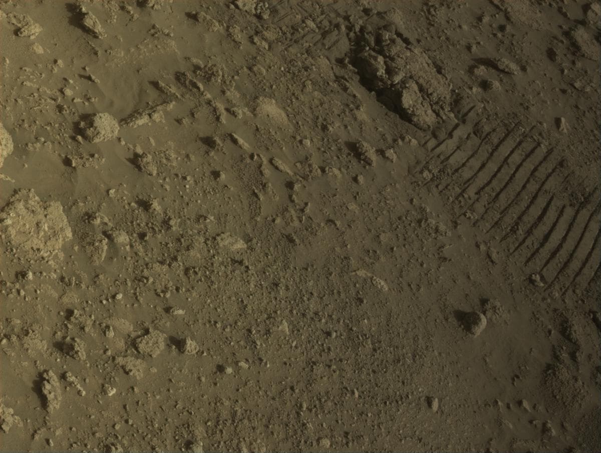 Mars image captured by NAVCAM_LEFT on Perseverance