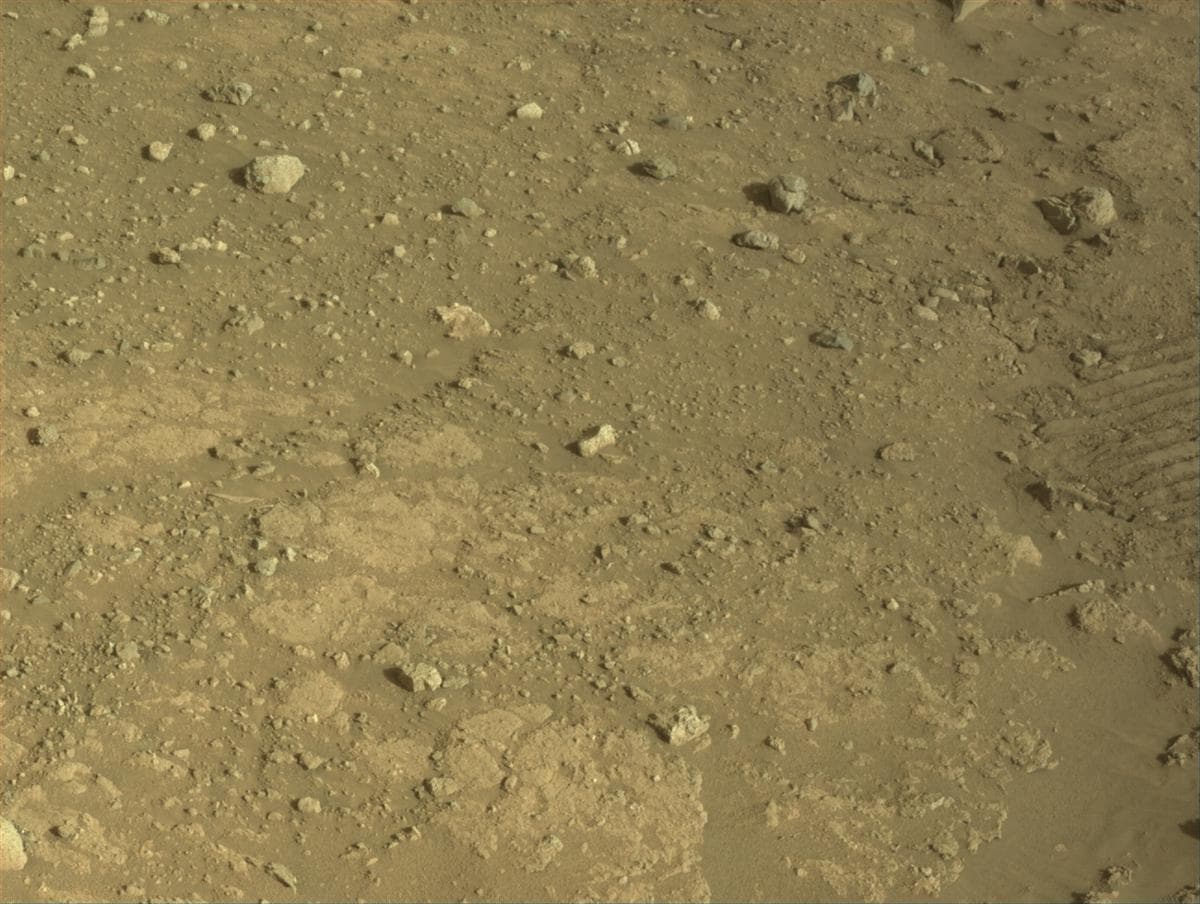 Mars image captured by NAVCAM_LEFT on Perseverance