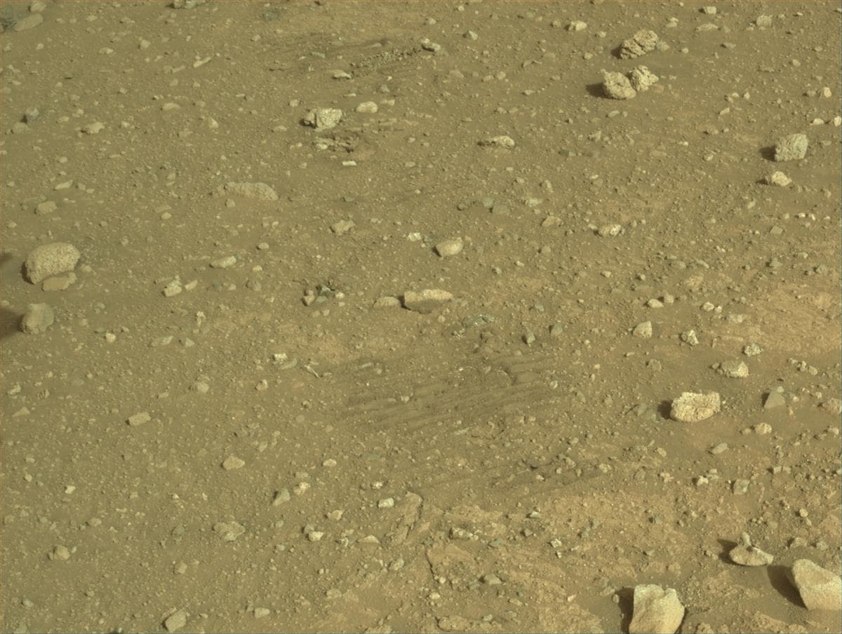 Mars image captured by NAVCAM_LEFT on Perseverance