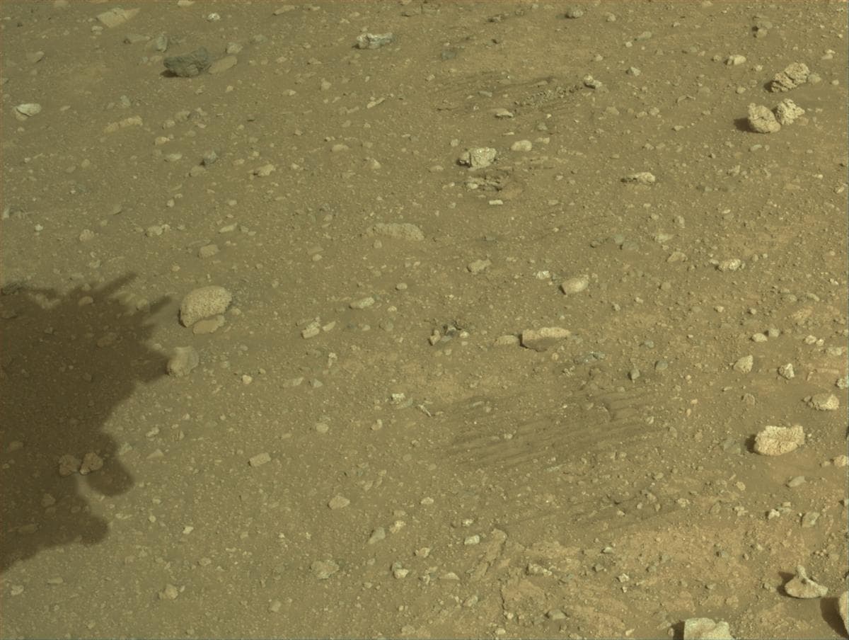 Mars image captured by NAVCAM_RIGHT on Perseverance