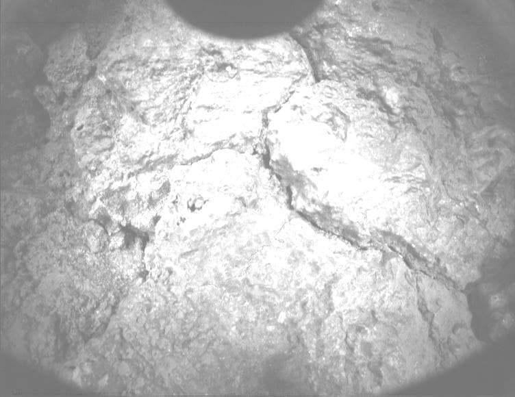 Mars image captured by PIXL_MCC on Perseverance