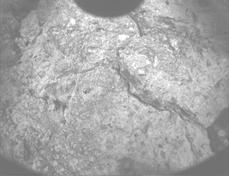 Mars image captured by PIXL_MCC on Perseverance