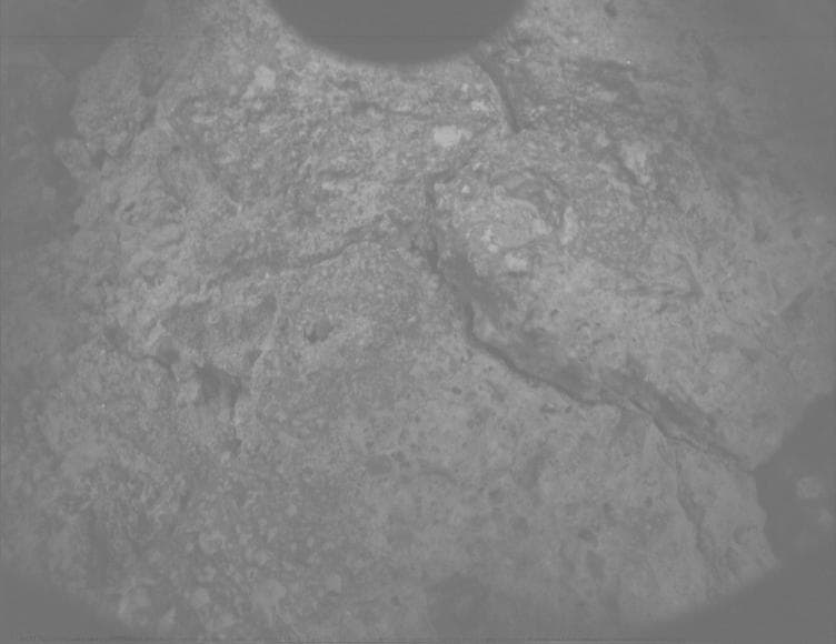 Mars image captured by PIXL_MCC on Perseverance