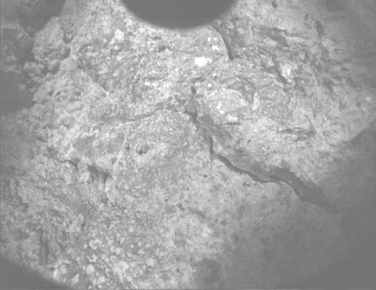 Mars image captured by PIXL_MCC on Perseverance