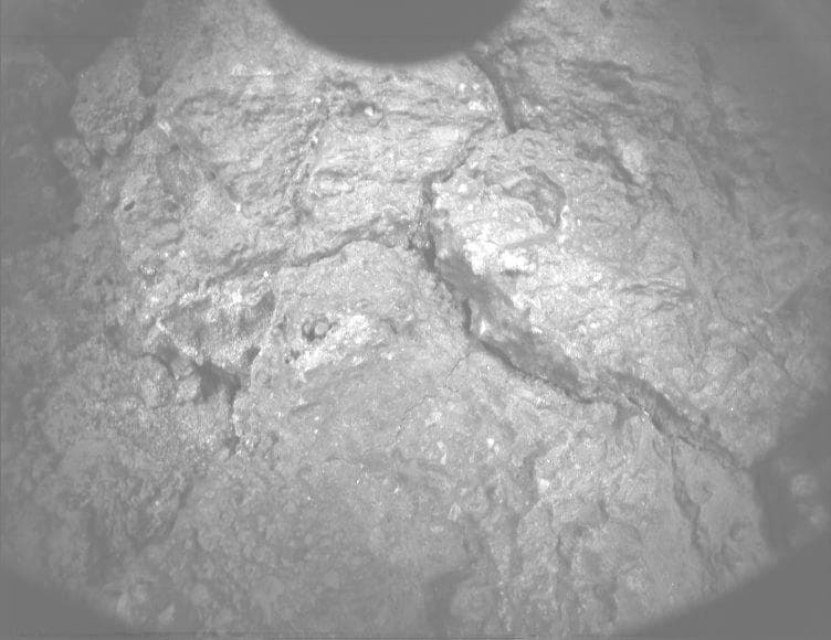 Mars image captured by PIXL_MCC on Perseverance