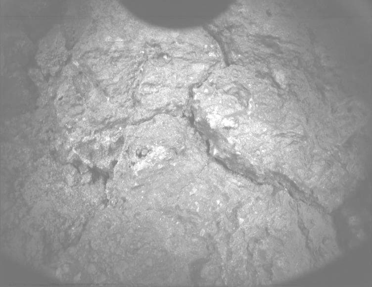 Mars image captured by PIXL_MCC on Perseverance