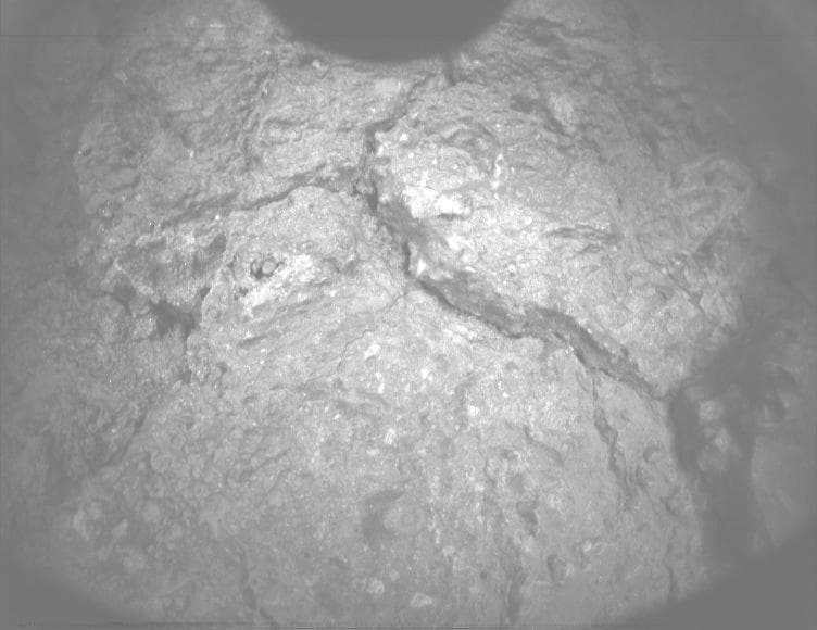 Mars image captured by PIXL_MCC on Perseverance