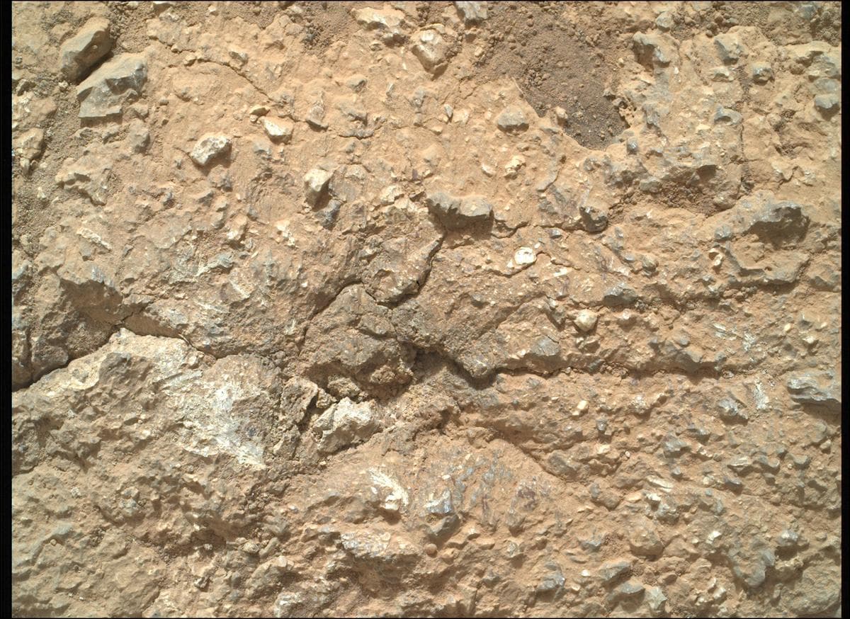 Mars image captured by SHERLOC_WATSON on Perseverance