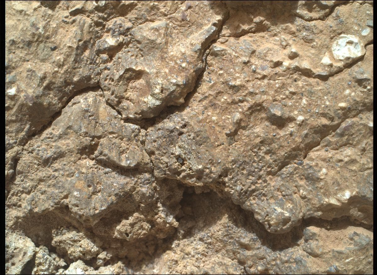 Mars image captured by SHERLOC_WATSON on Perseverance