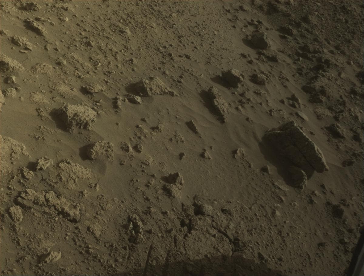 Mars image captured by FRONT_HAZCAM_LEFT_A on Perseverance