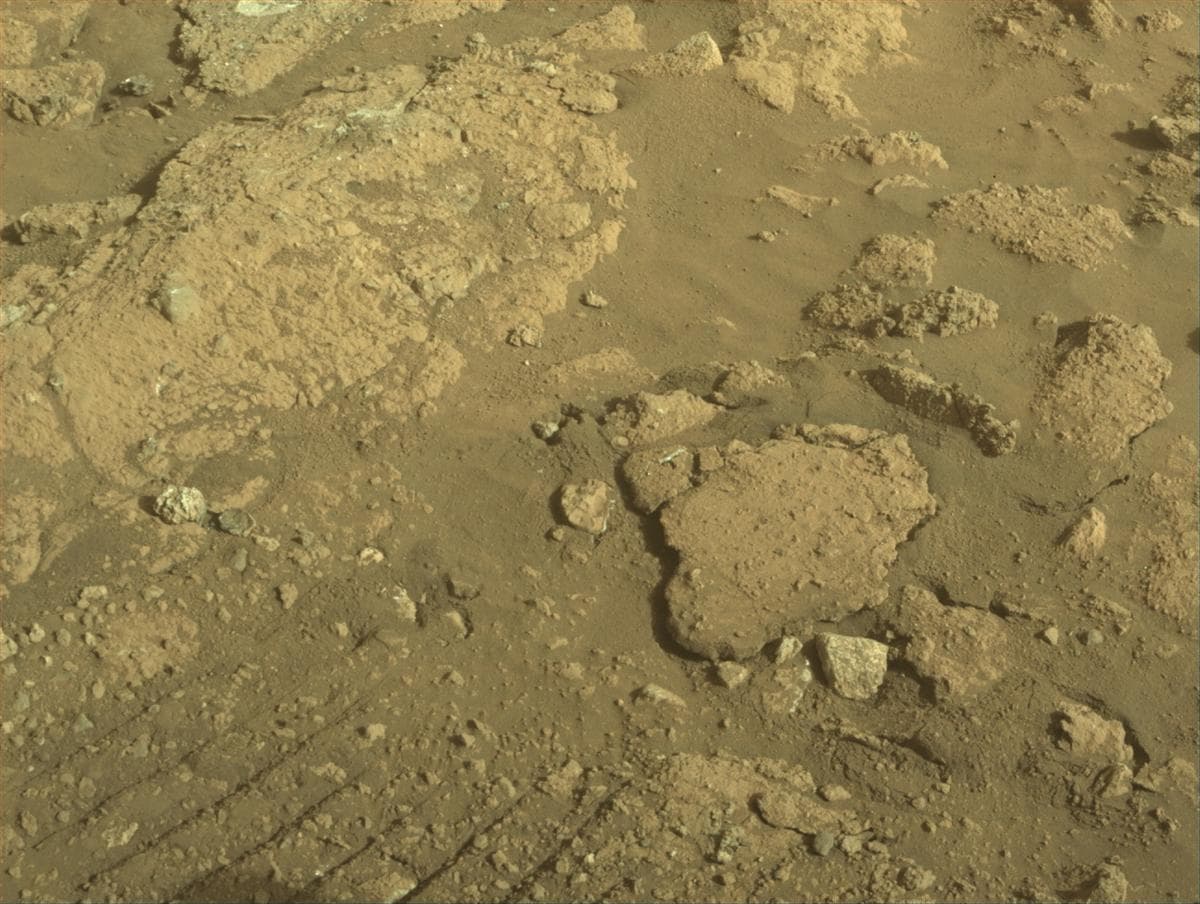 Mars image captured by FRONT_HAZCAM_RIGHT_A on Perseverance