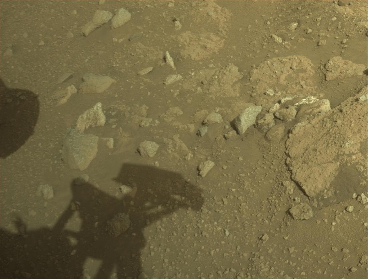 Mars image captured by FRONT_HAZCAM_RIGHT_A on Perseverance