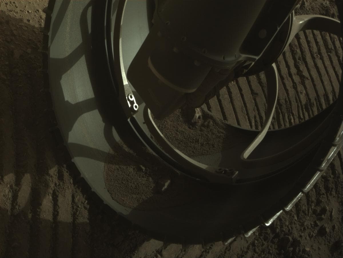 Mars image captured by FRONT_HAZCAM_RIGHT_A on Perseverance