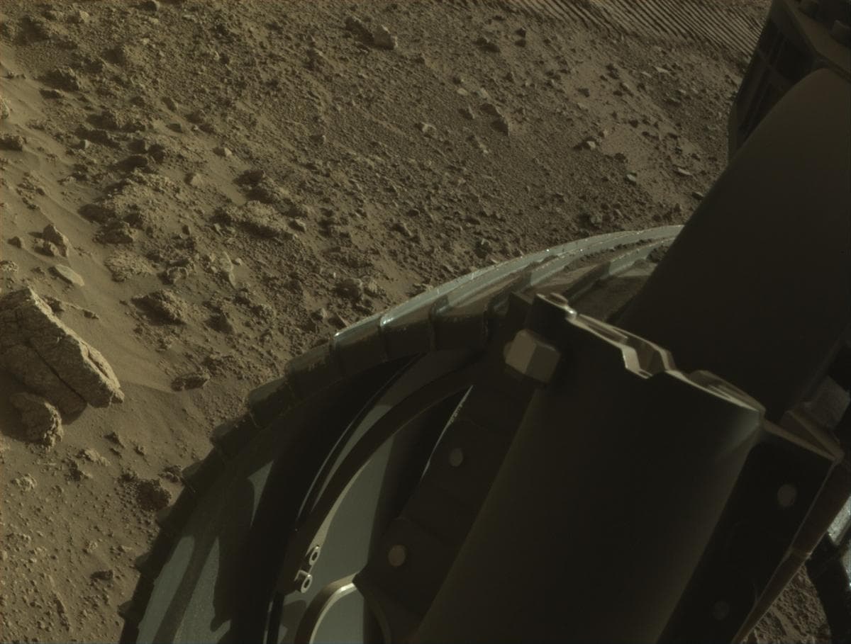 Mars image captured by FRONT_HAZCAM_RIGHT_A on Perseverance