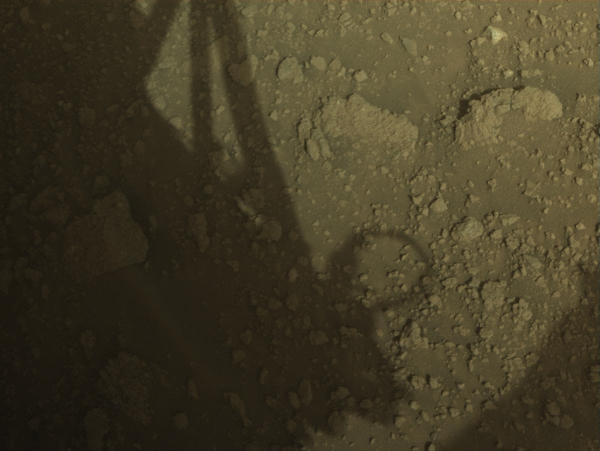 Mars image captured by FRONT_HAZCAM_RIGHT_A on Perseverance