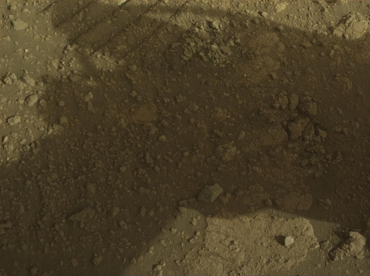Mars image captured by FRONT_HAZCAM_RIGHT_A on Perseverance