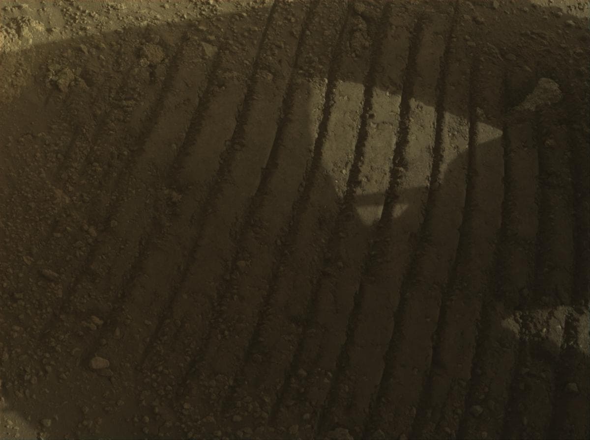 Mars image captured by FRONT_HAZCAM_RIGHT_A on Perseverance