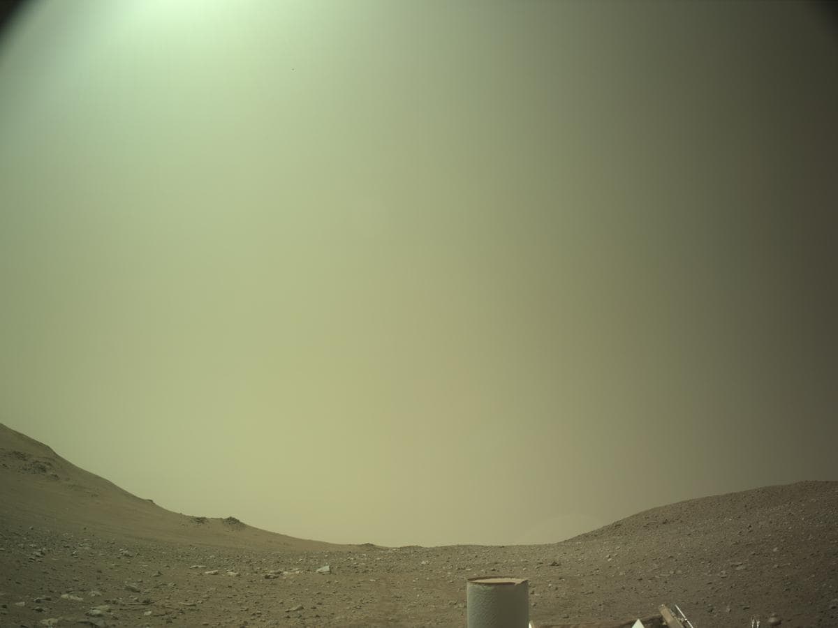 Mars image captured by NAVCAM_LEFT on Perseverance