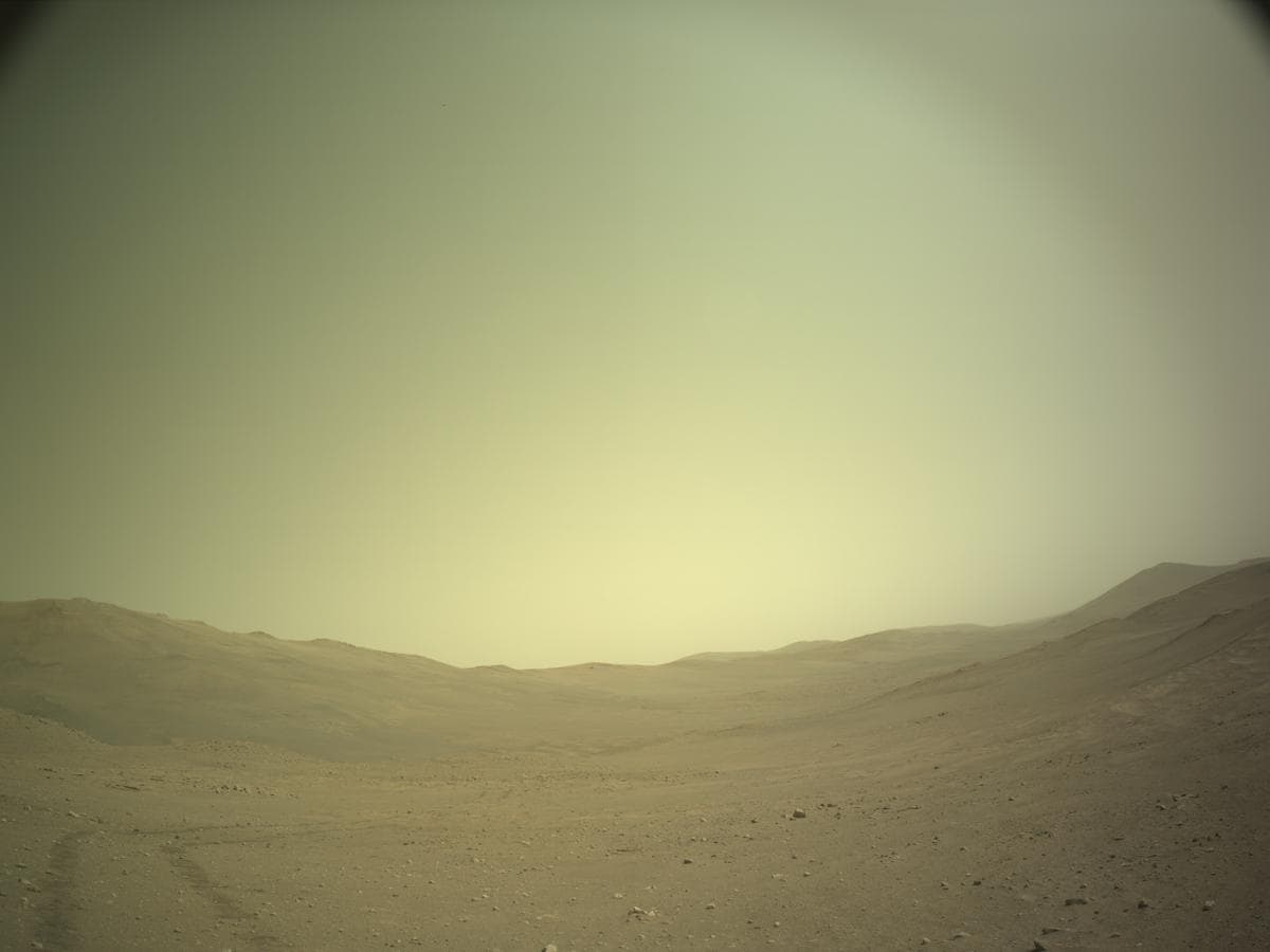 Mars image captured by NAVCAM_LEFT on Perseverance