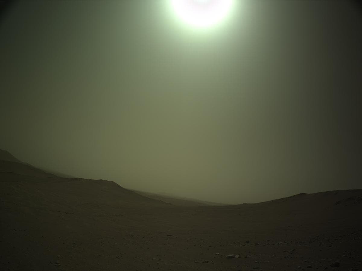 Mars image captured by NAVCAM_LEFT on Perseverance