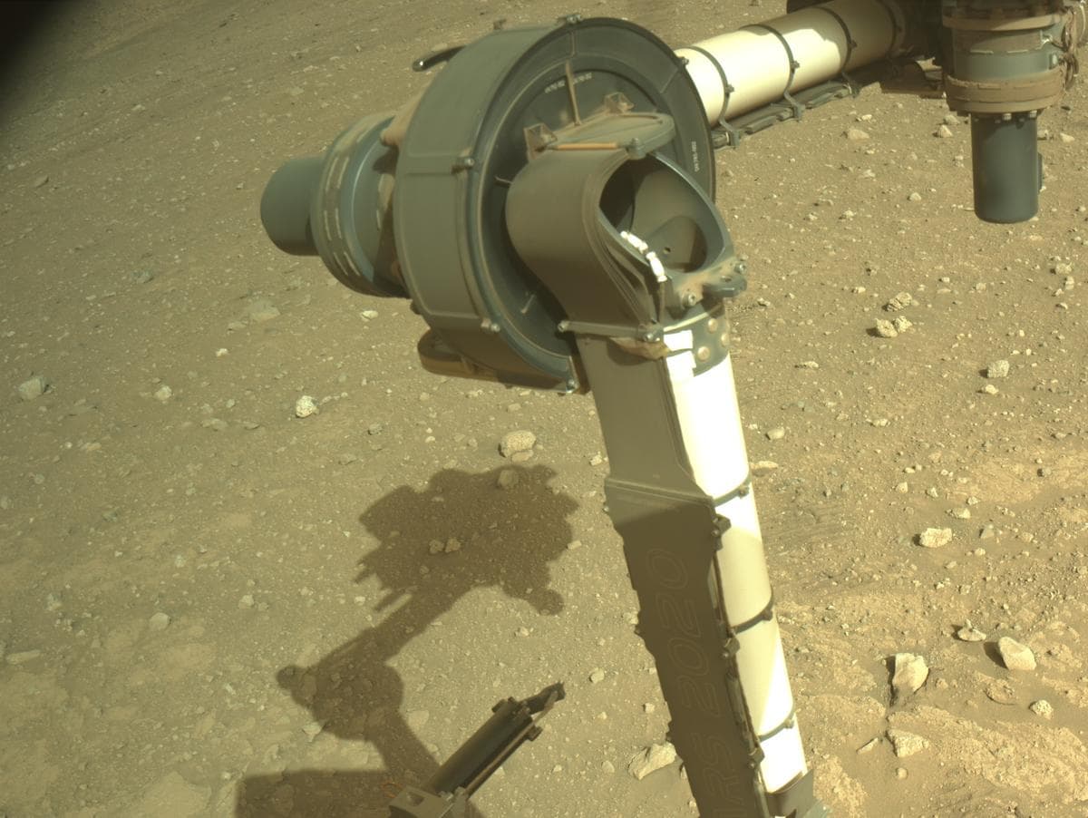 Mars image captured by NAVCAM_LEFT on Perseverance