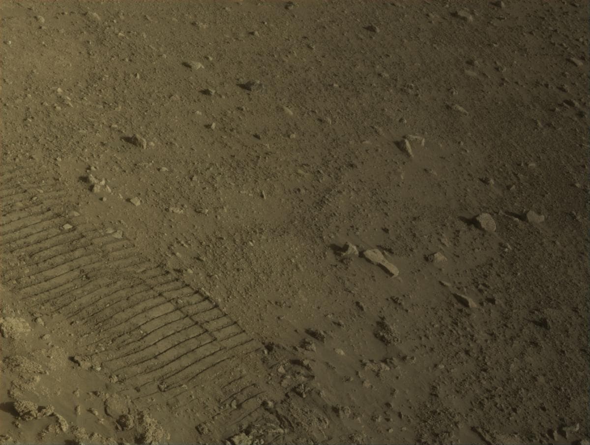 Mars image captured by NAVCAM_LEFT on Perseverance