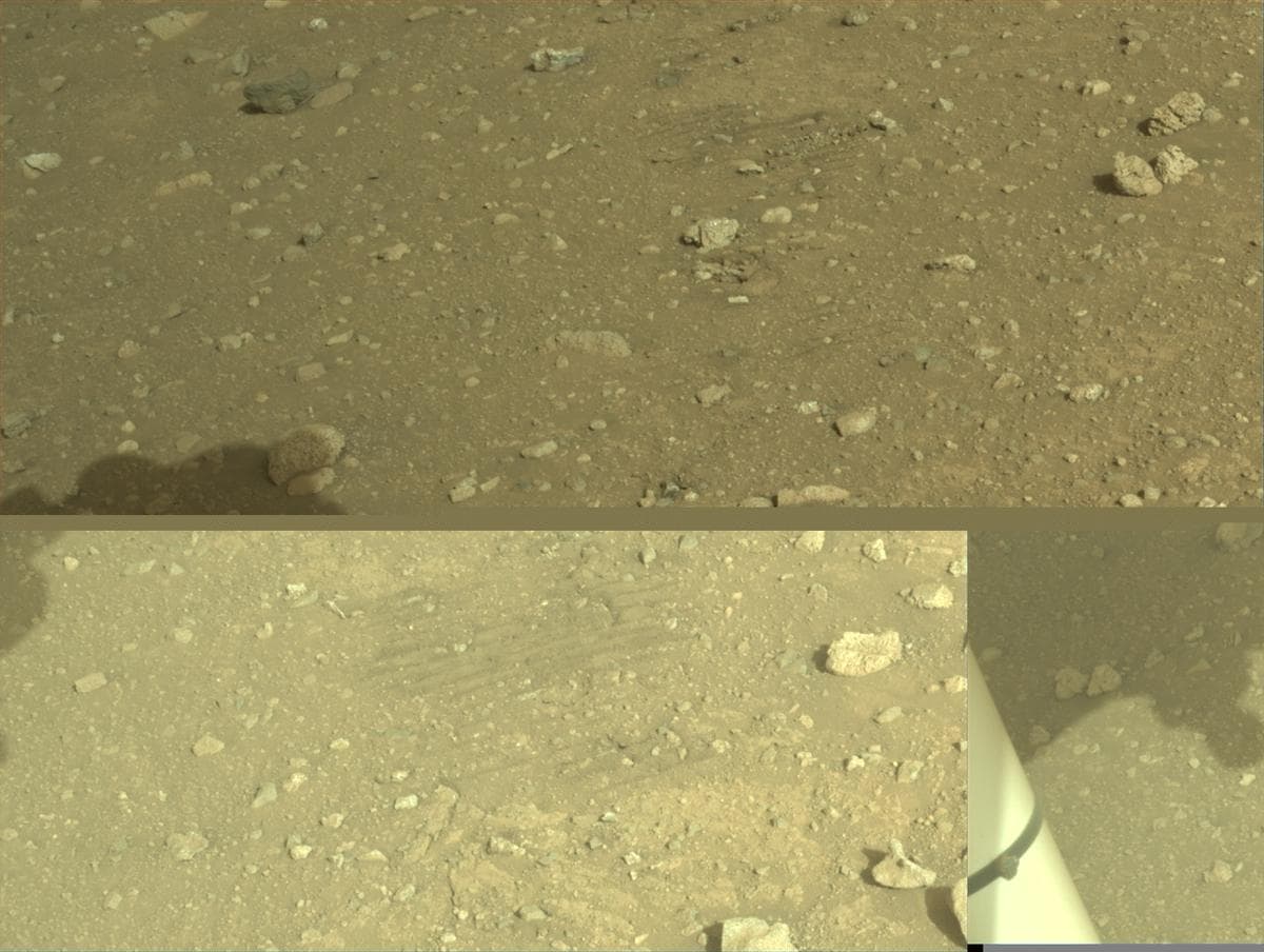Mars image captured by NAVCAM_RIGHT on Perseverance