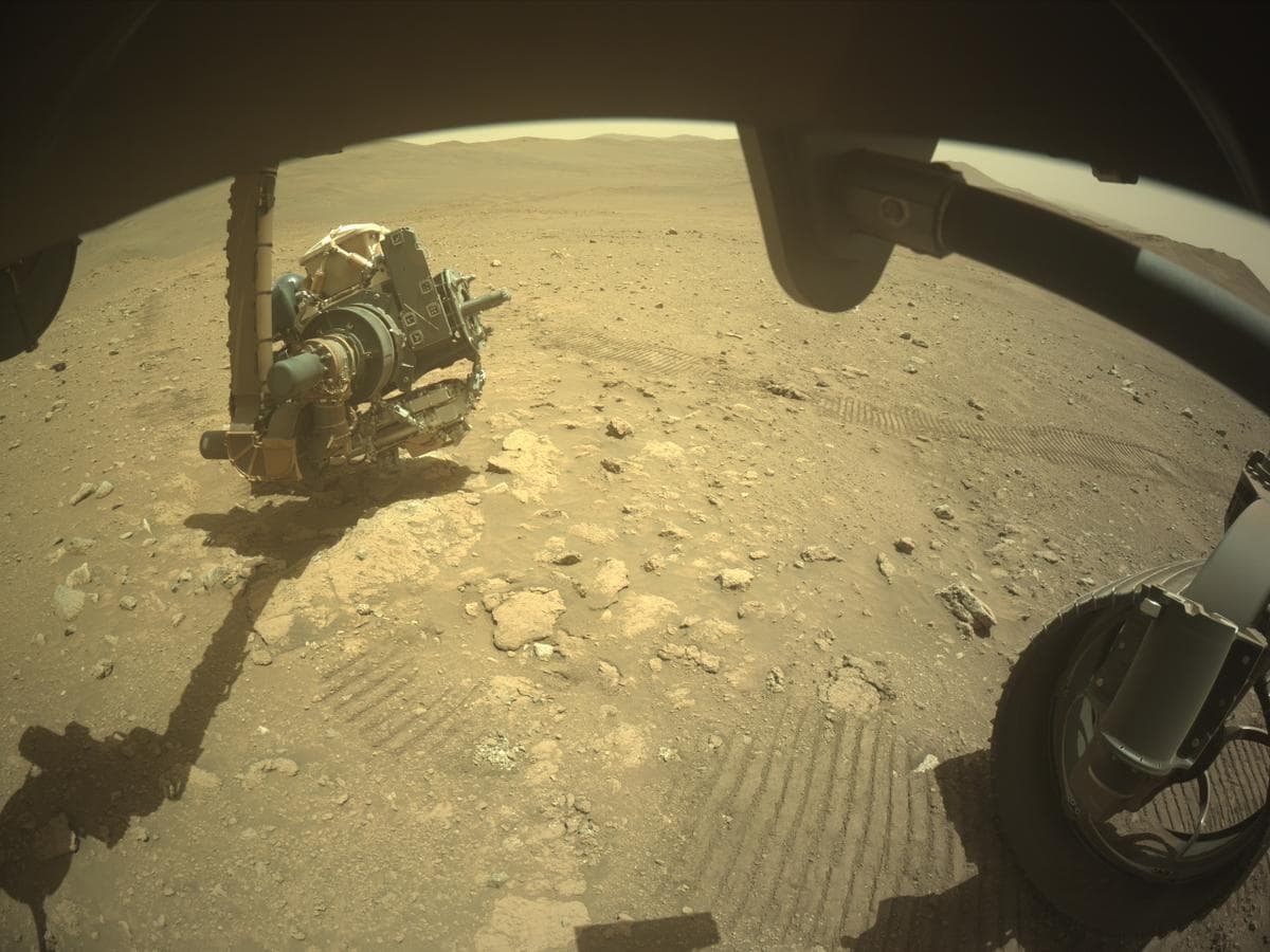 Mars rover photo