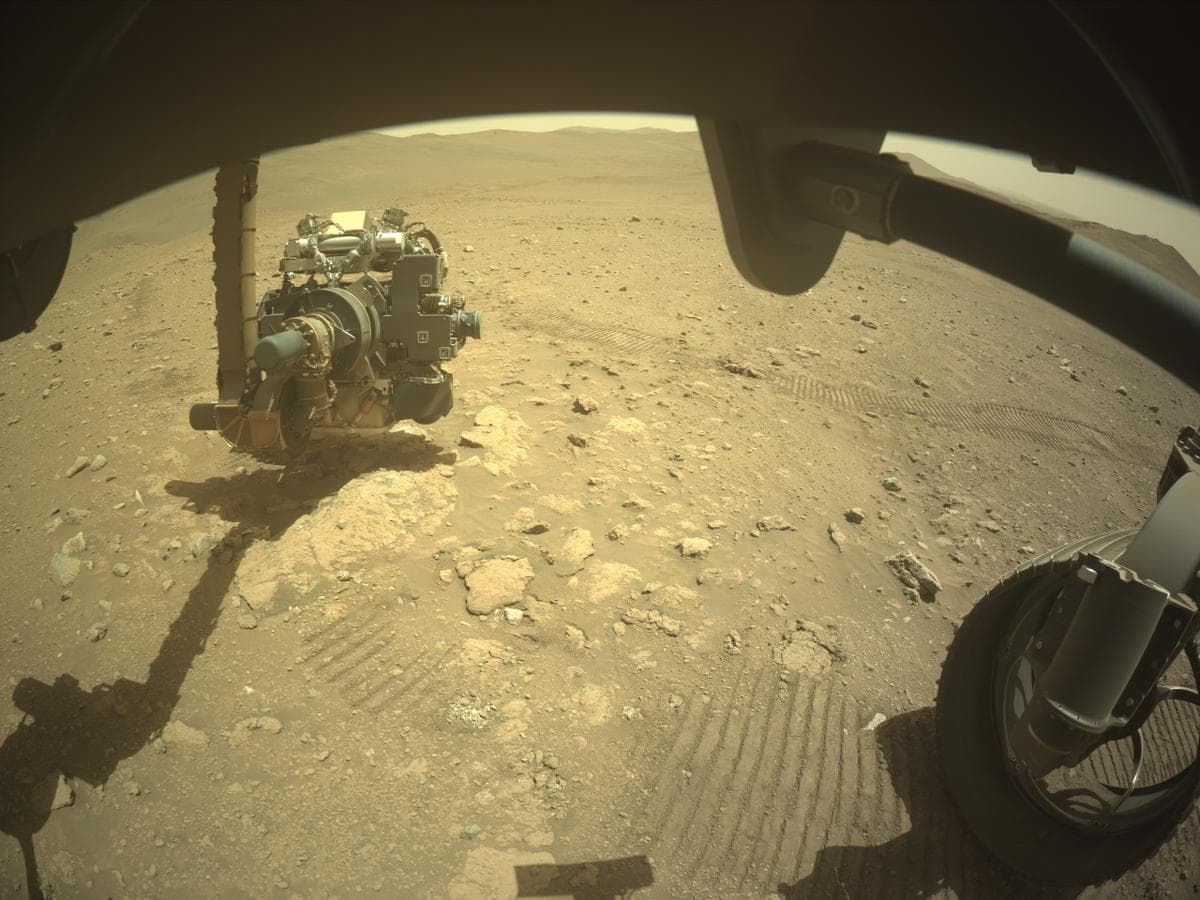Mars rover photo
