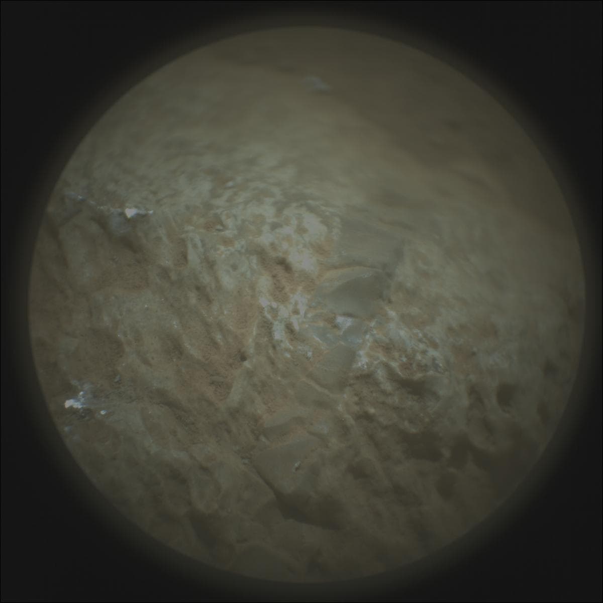 Mars image captured by SUPERCAM_RMI on Perseverance