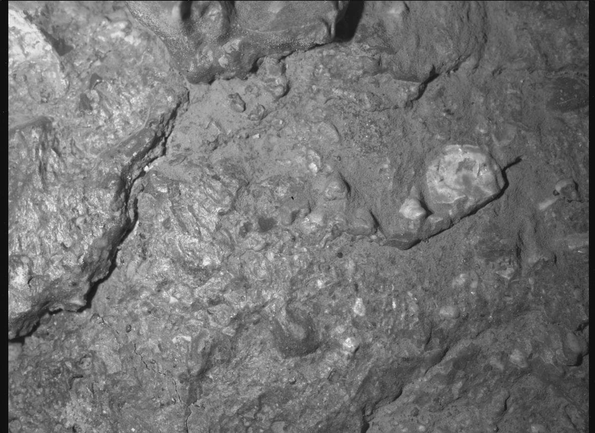 Mars image captured by SHERLOC_WATSON on Perseverance