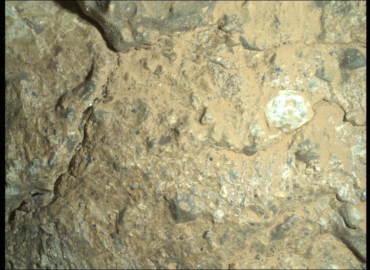 Mars image captured by SHERLOC_WATSON on Perseverance