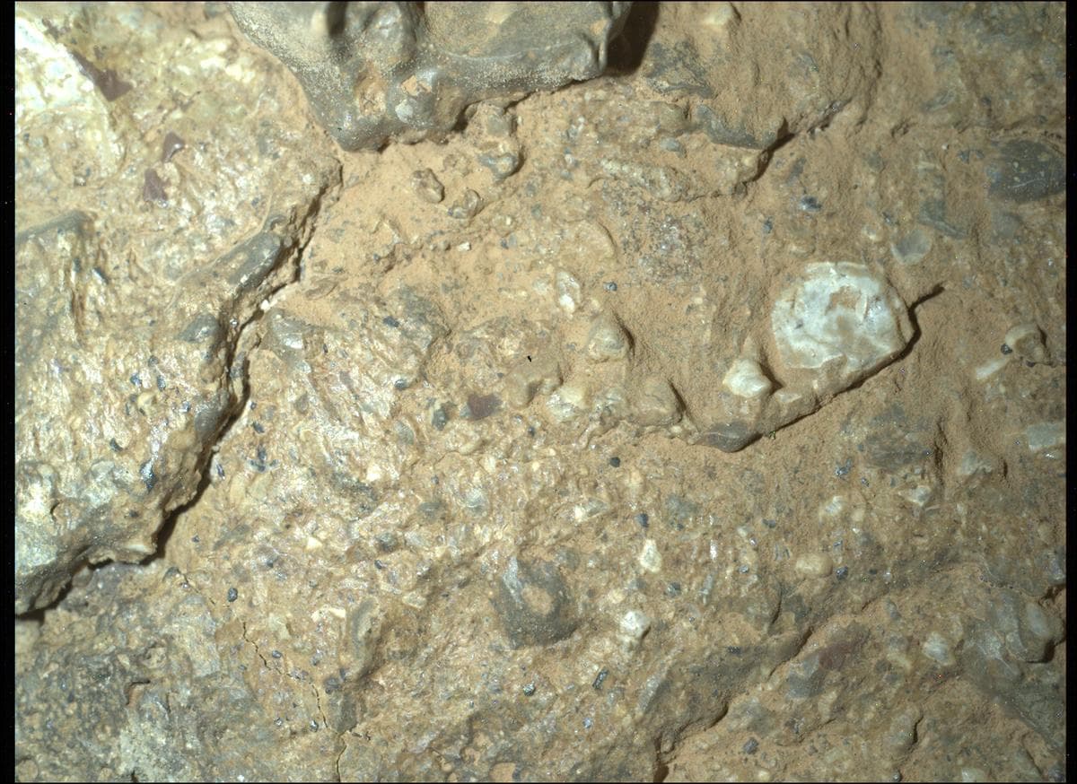 Mars image captured by SHERLOC_WATSON on Perseverance