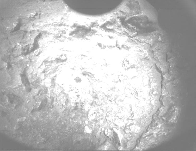 Mars image captured by PIXL_MCC on Perseverance
