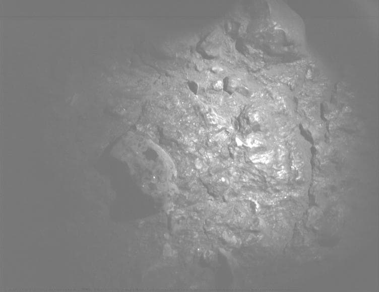 Mars image captured by PIXL_MCC on Perseverance