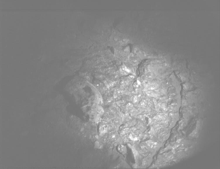 Mars image captured by PIXL_MCC on Perseverance