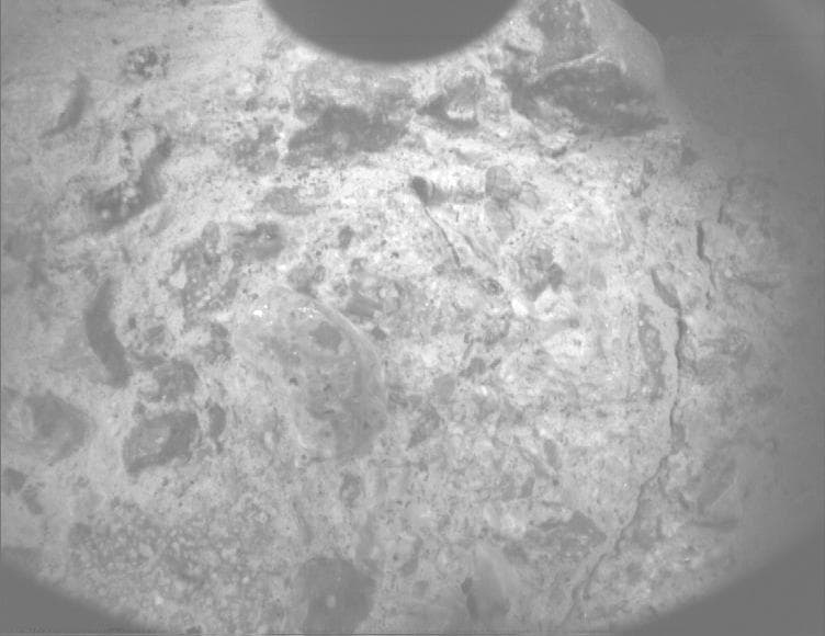 Mars image captured by PIXL_MCC on Perseverance