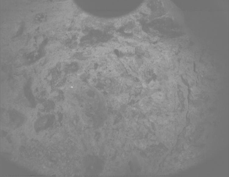 Mars image captured by PIXL_MCC on Perseverance