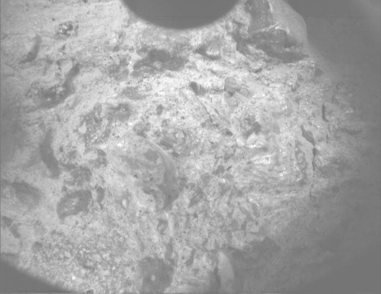 Mars image captured by PIXL_MCC on Perseverance