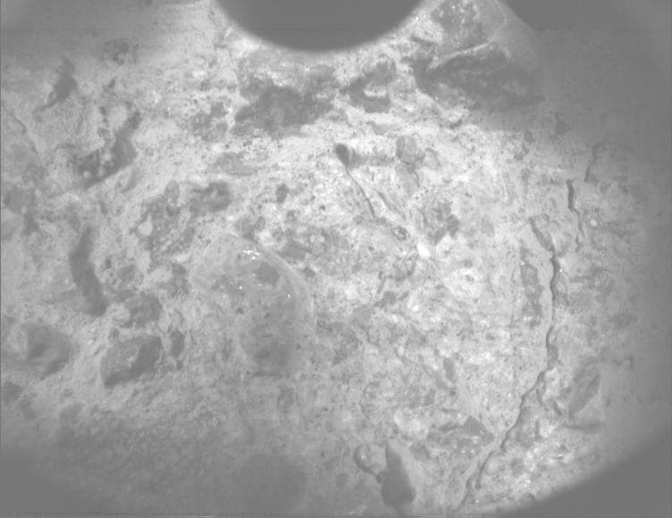 Mars image captured by PIXL_MCC on Perseverance