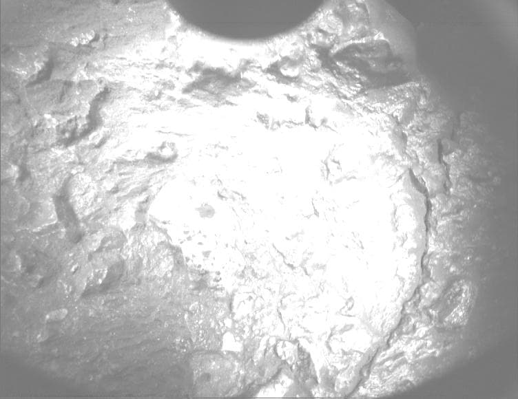Mars image captured by PIXL_MCC on Perseverance