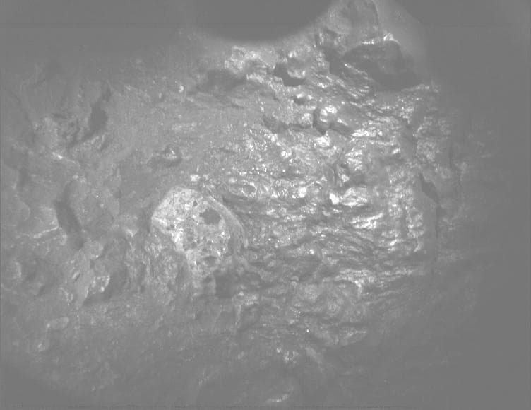 Mars image captured by PIXL_MCC on Perseverance