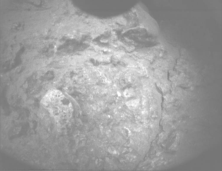 Mars image captured by PIXL_MCC on Perseverance