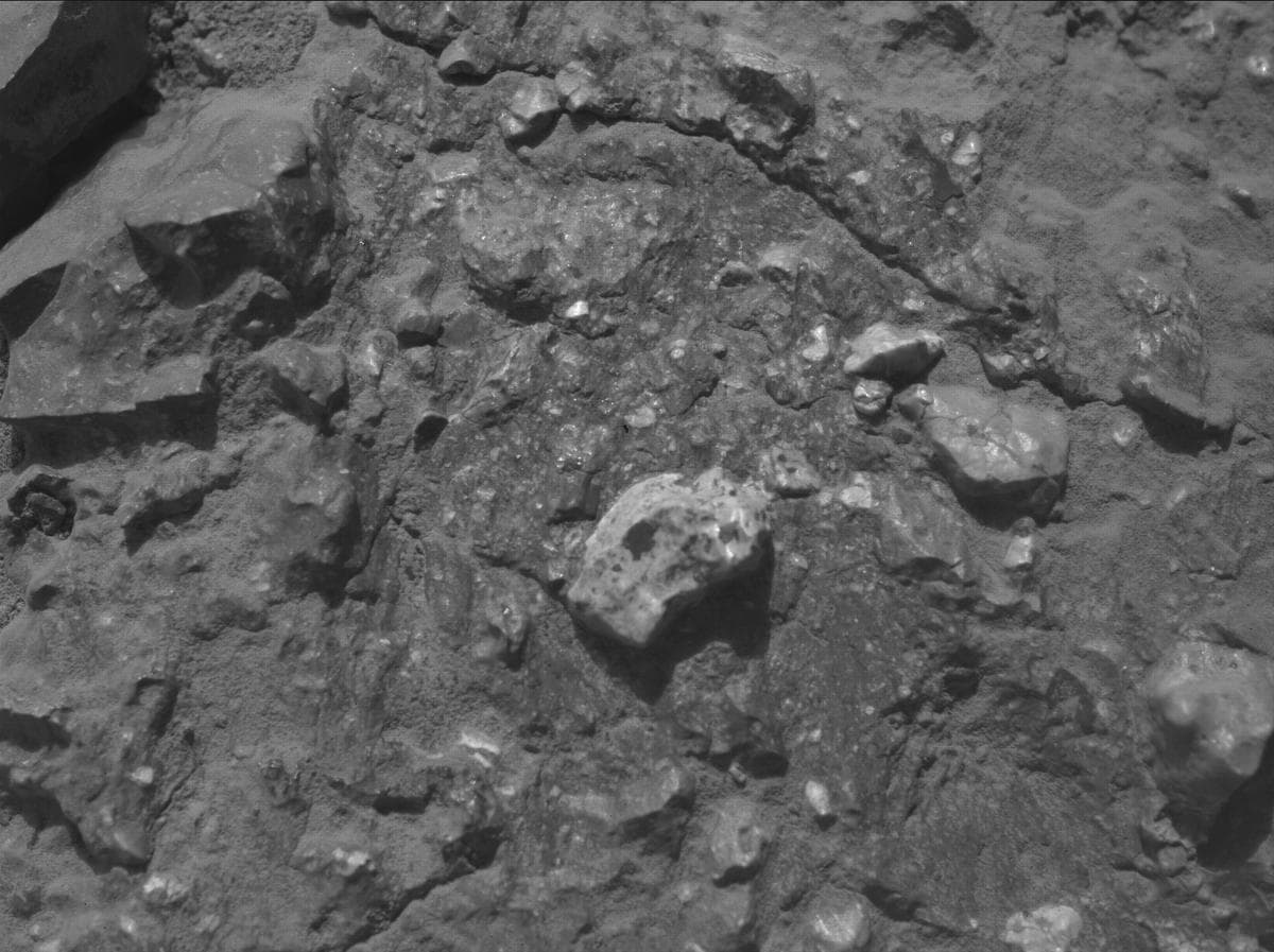Mars image captured by SHERLOC_WATSON on Perseverance
