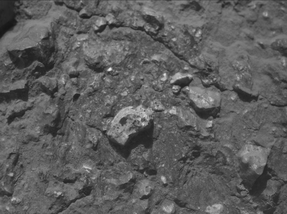 Mars image captured by SHERLOC_WATSON on Perseverance