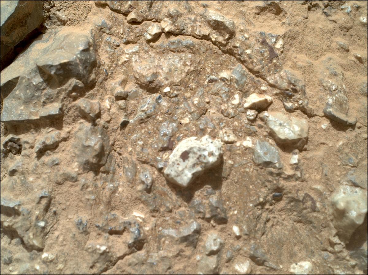 Mars image captured by SHERLOC_WATSON on Perseverance